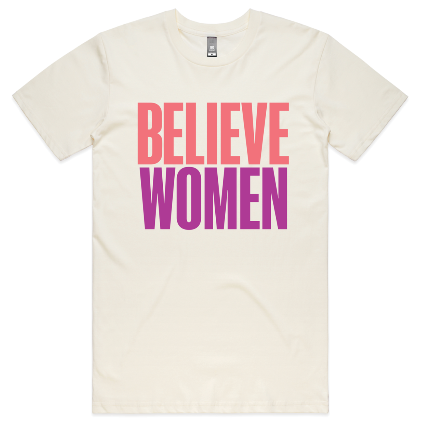 Believe Women T-shirt (Natural) – Bitter Southerner General Store
