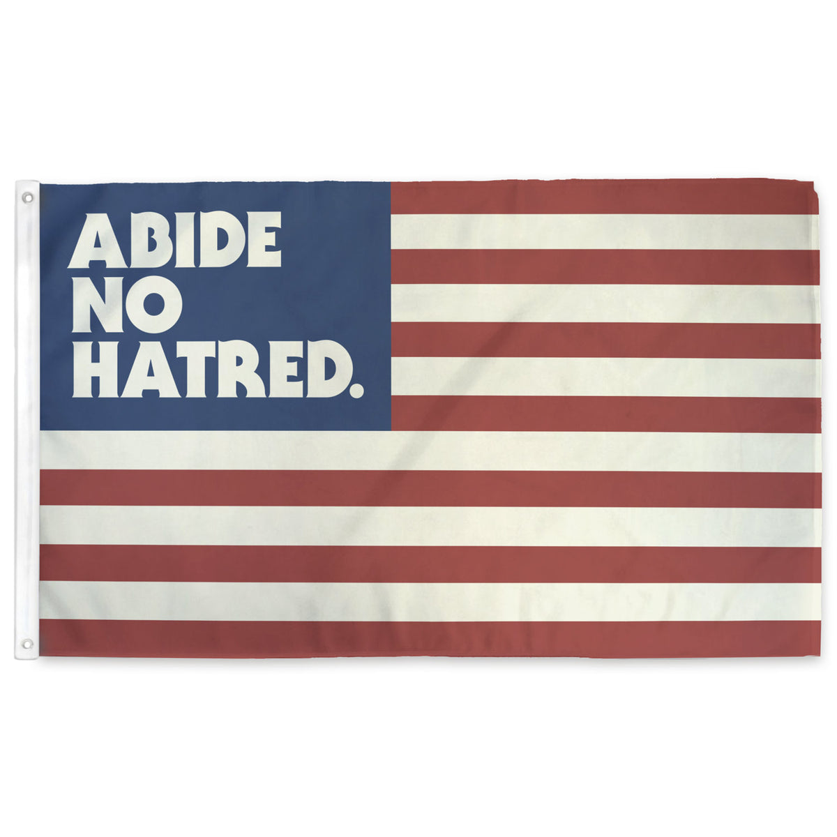 Abide No Hatred American Flag