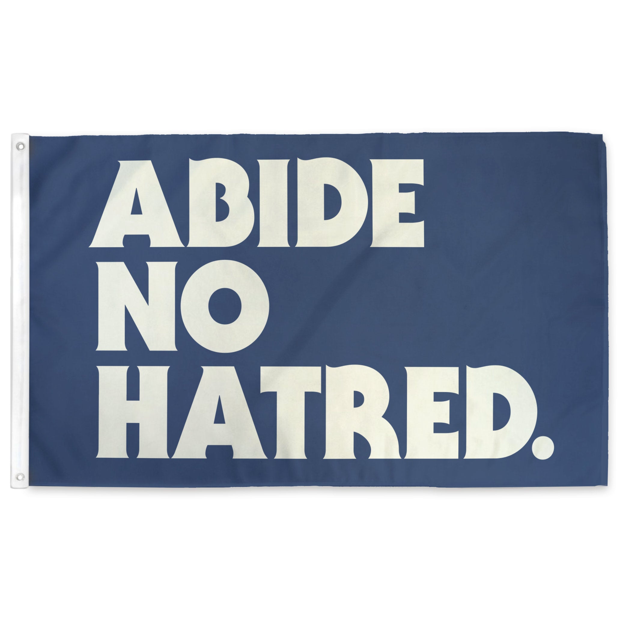 Abide No Hatred Flag (Blue)