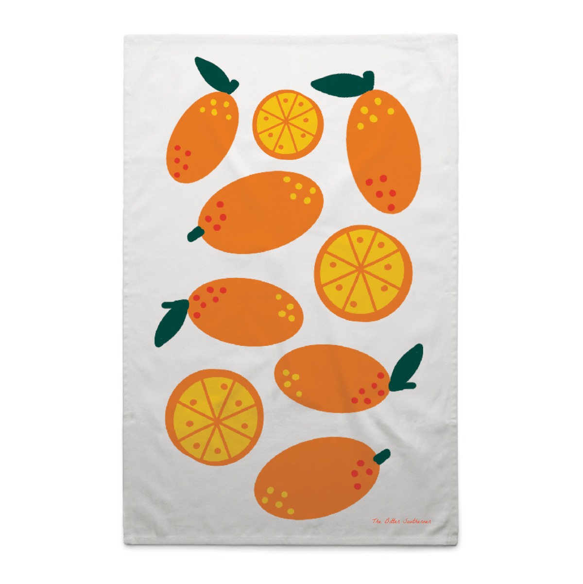 Illustrated Kumquat Towel