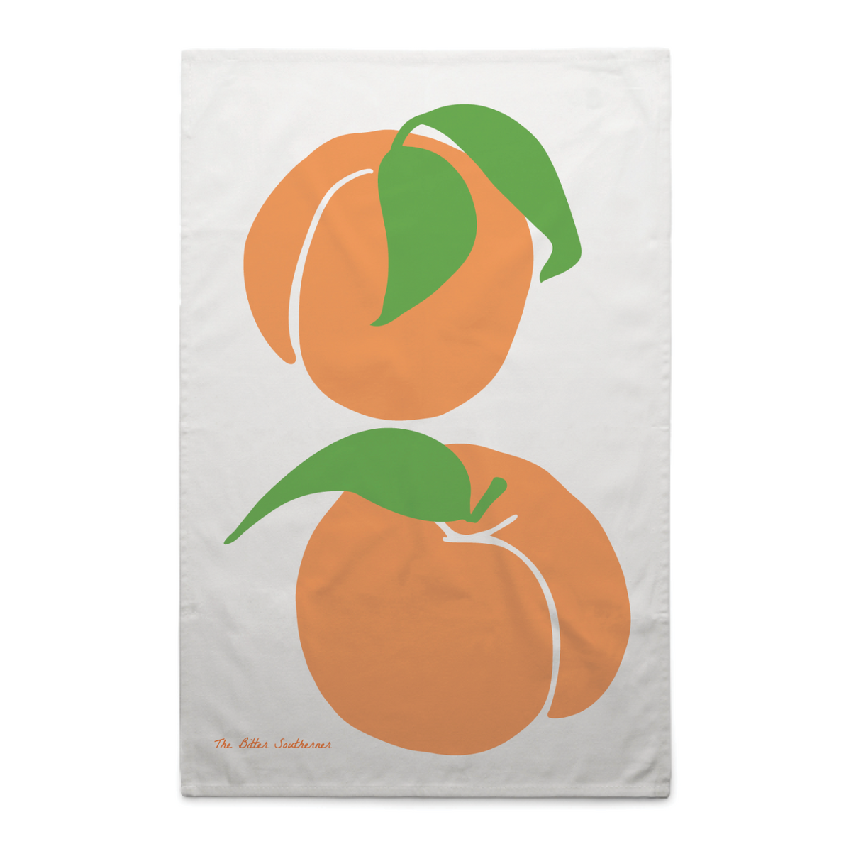 Illustrated Peaches Towel