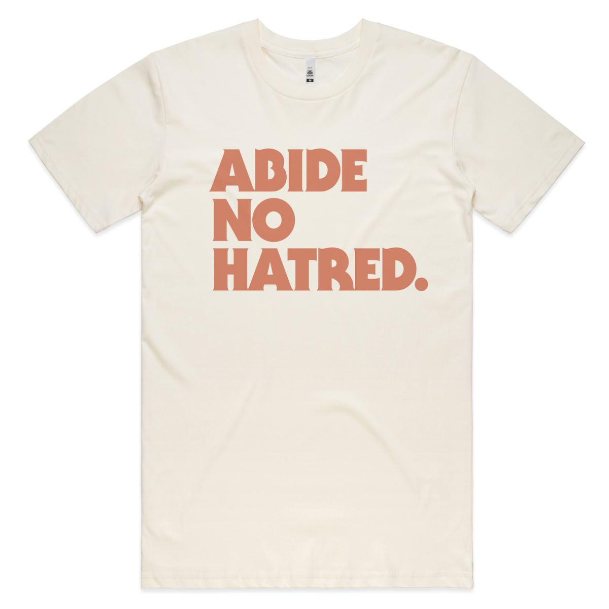 Abide No Hatred Natural T-shirt