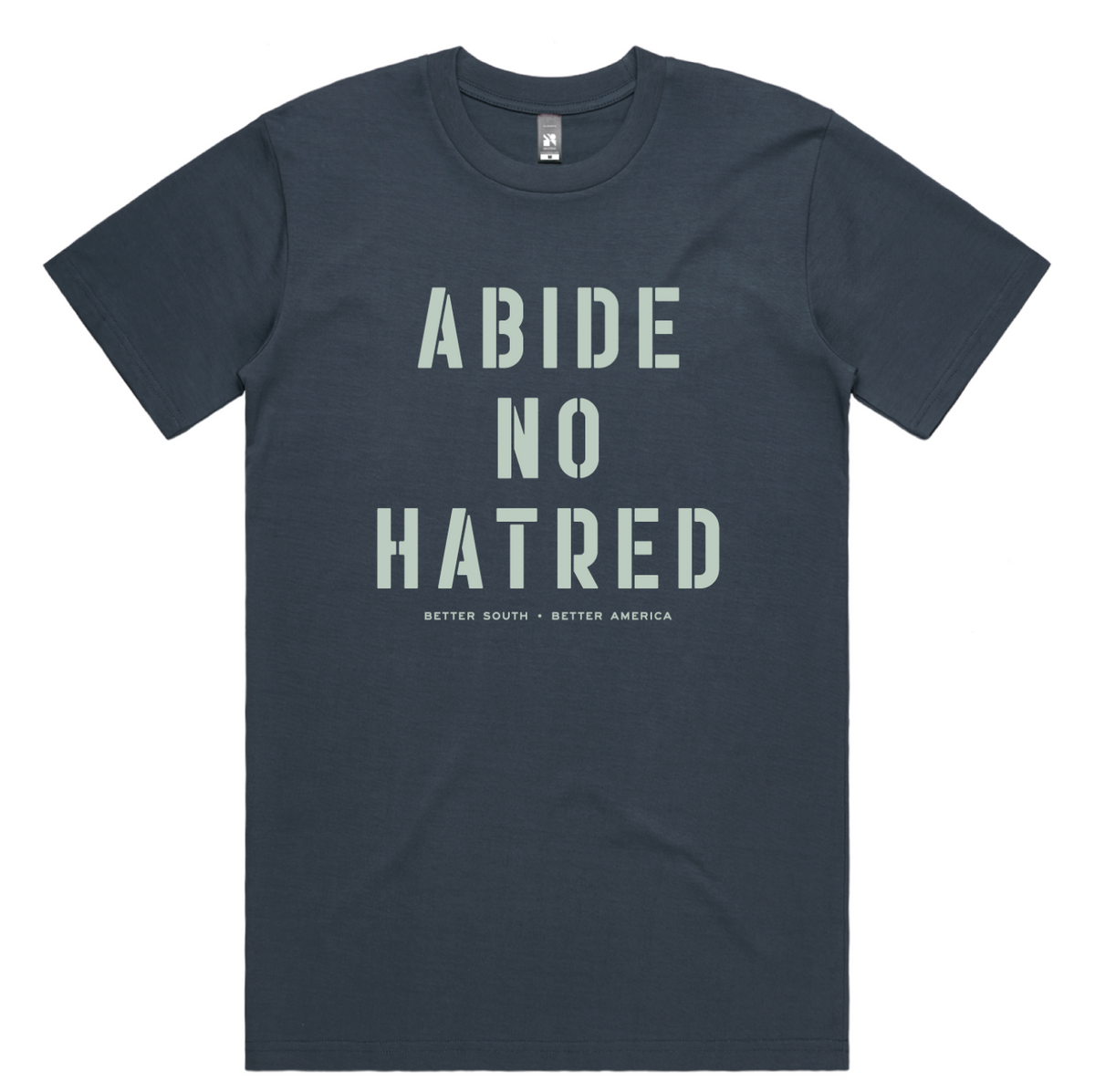 Abide No Hatred Navy T-shirt