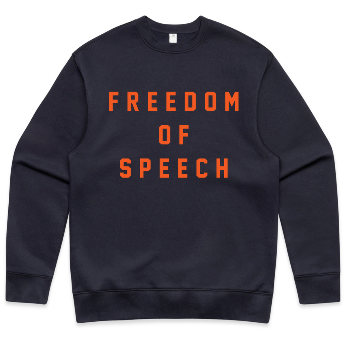Freedom of Speech Sweatshirt  (Navy)