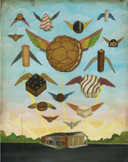 "Snack Cake Rapture" Print