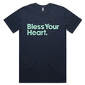 Bless Your Heart T-shirt (Midnight Blue)
