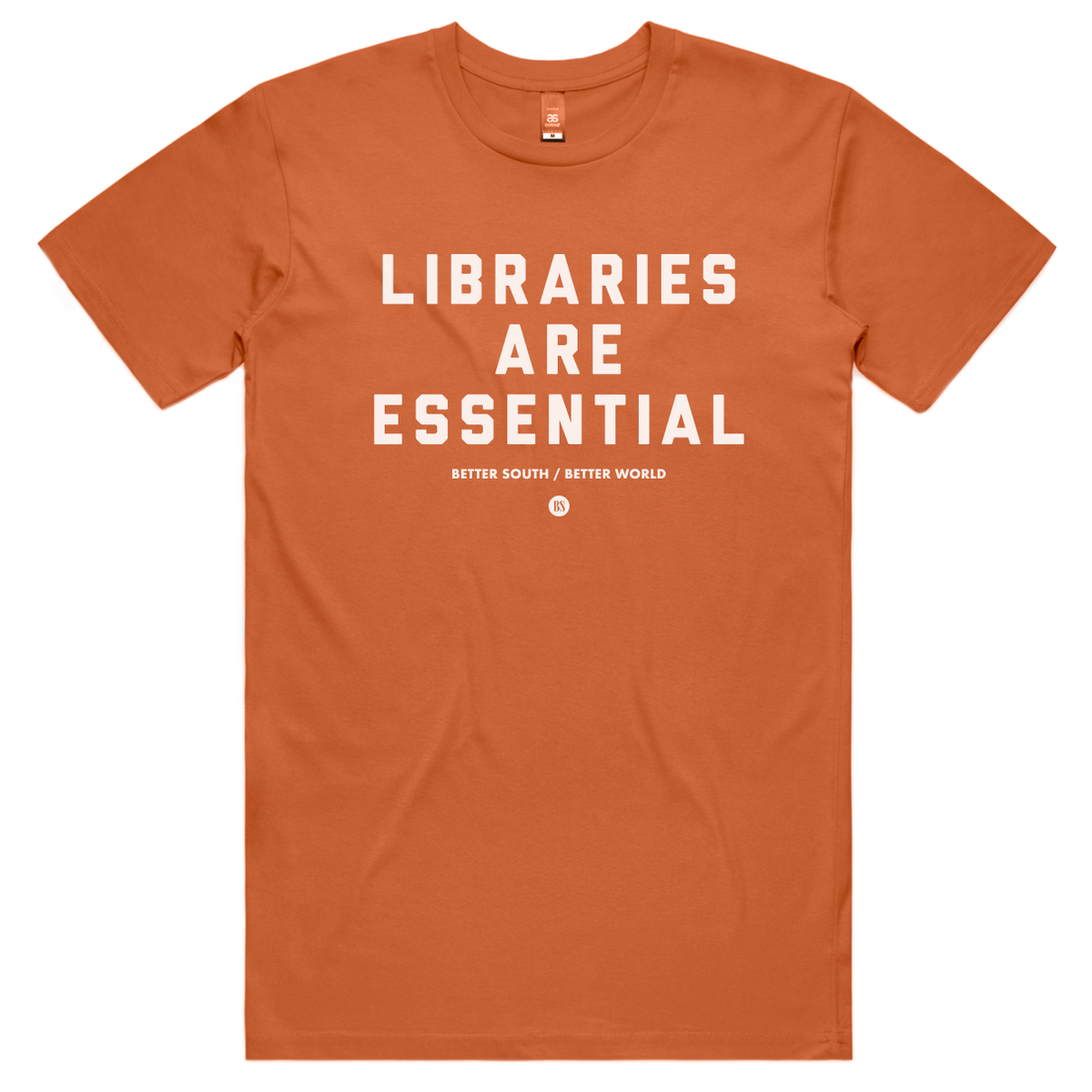 Libraries Are Essential - t-shirt (orange)
