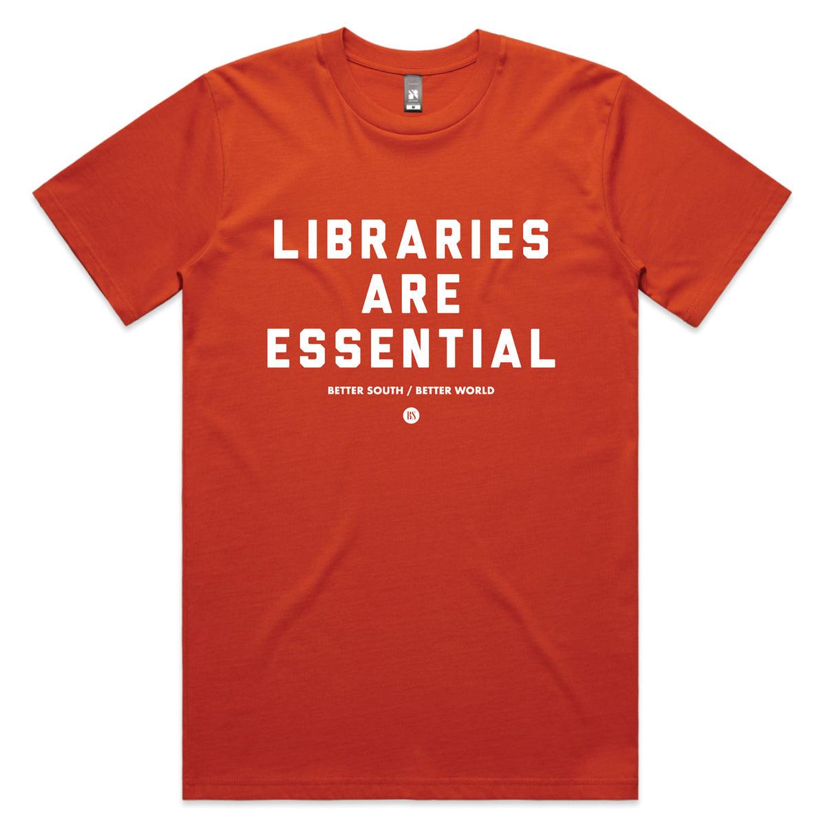 Libraries Are Essential - t-shirt (red)