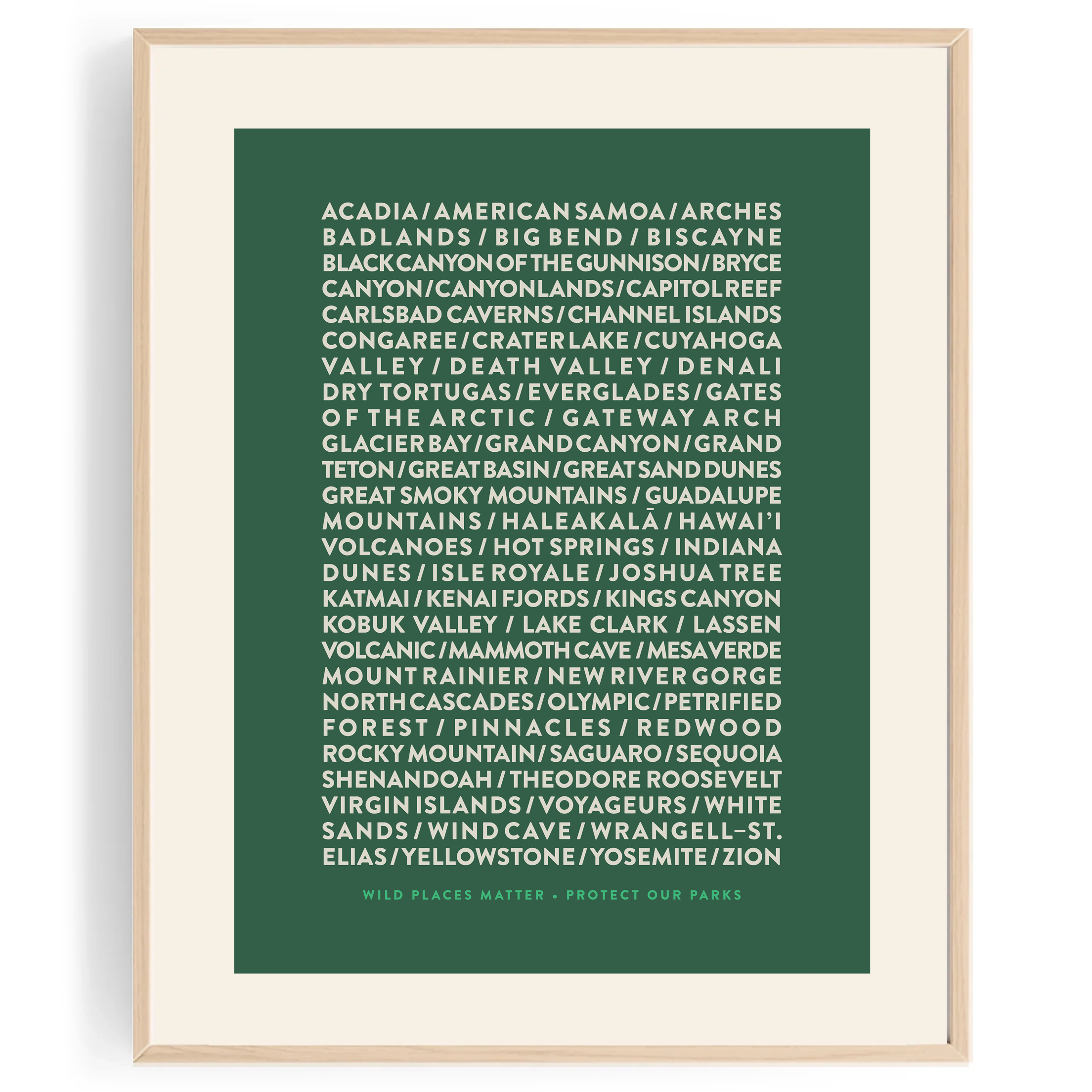 Protect Our Parks Print