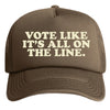 All On the Line Trucker (Walnut)