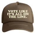 All On the Line Trucker (Walnut)