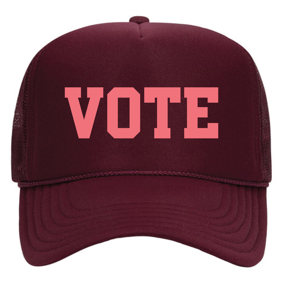 Vote Trucker (burgundy)