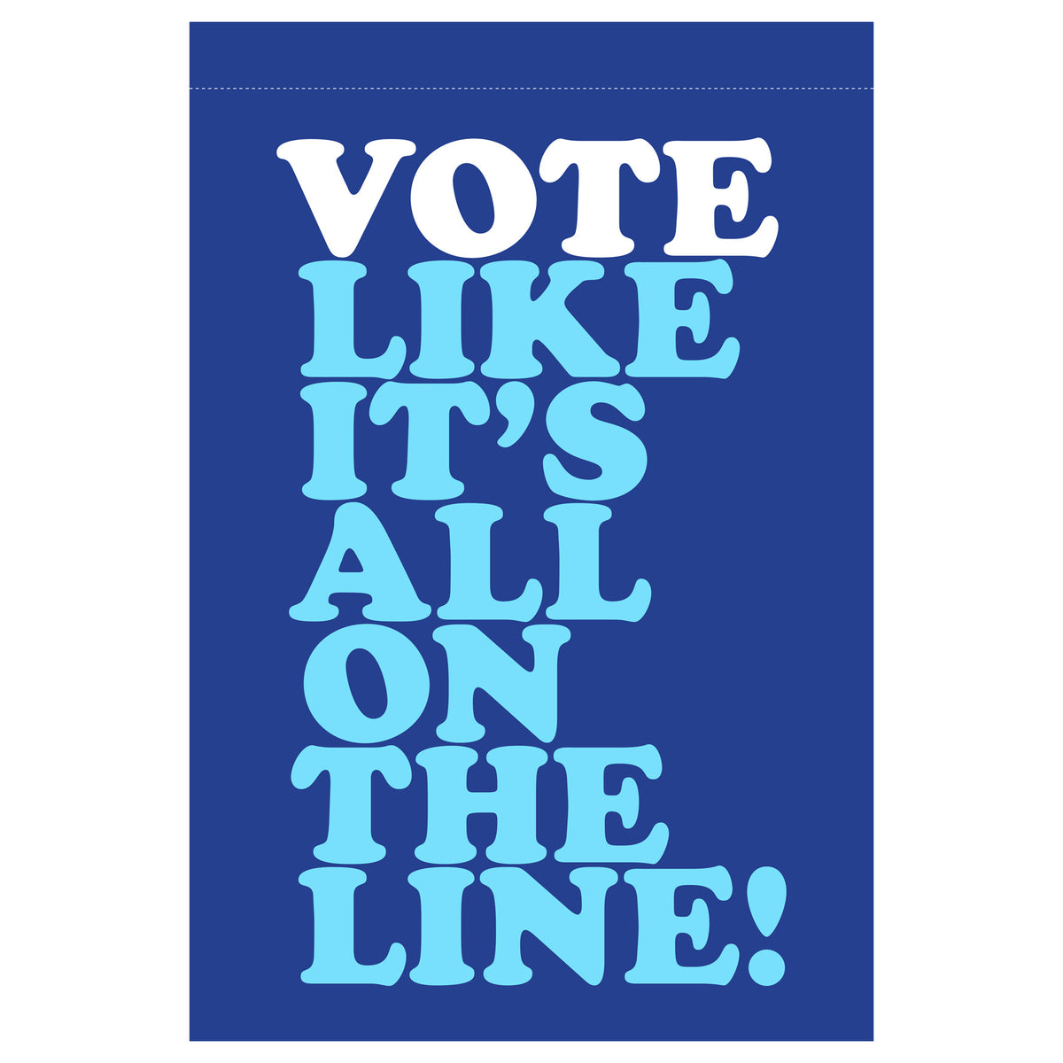 VOTE Garden Flag