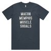 Macon, Memphis, Muscle Shoals T-shirt